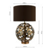 Voyage Table Lamp Antique Copper With Shade