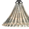 Ardeche Fluted Glass Pendant Polished Chrome