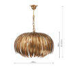 Atticus 5 Light Pendant Gold