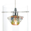 Decade 1 Light Pendant Polished Chrome/Clear