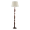 Hayward Floor Lamp Dark Wood Base Only