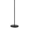 Ashworth 3 Light Floor Lamp Matt Black & Polished Chrome