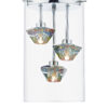 Decade 3 Light Pendant Polished Chrome Glass