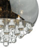 Giselle 5 Light Pendant Smoked & Clear Glass