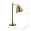 Kempten Task Table Lamp Antique Brass