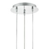 Lyall 3 Light Pendant Polished Chrome Glass