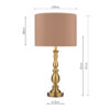 Madrid Table Lamp Antique Brass With Shade