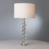 Mina Table Lamp Polished Chrome & Crystal With Shade