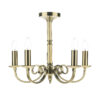 Murray 5 Light Dual Mount Pendant Antique Brass