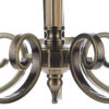 Murray 5 Light Dual Mount Pendant Antique Brass