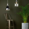 Nolan 1 Light Pendant Polished Chrome/ Clear