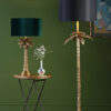 Palm Table Lamp Gold Base Only