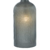 Pamplona Dual Light Table Lamp Grey Glass With Shade