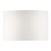 Pyramid White Linen Drum Shade 46cm