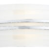 Sector Small Wall Light Frosted Glass Polished Chrome LED