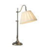 Suffolk Rise & Fall Table Lamp Antique Brass With Shade