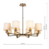 Tyler 8lt Pendant Bronze Fitting Only