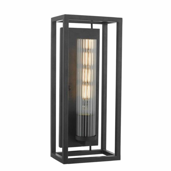 FEL0722 Black Felipe wall lantern