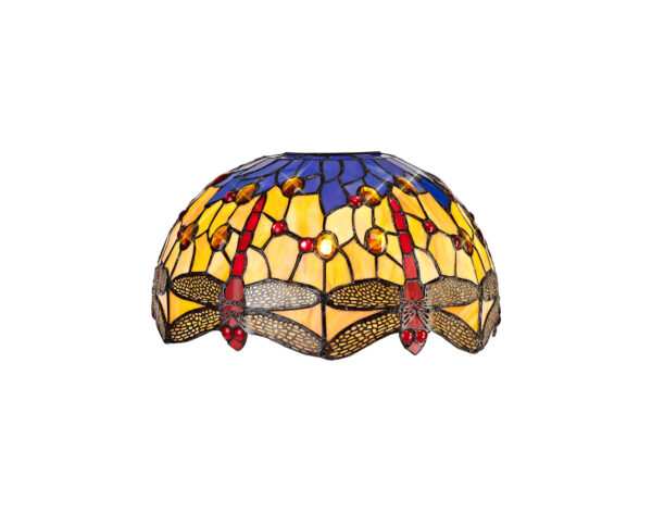 Firefly Non-Electric Shade 30cm Blue/Orange