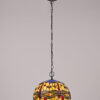 Firefly Single Downlighter Pendant Orange/Blue