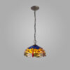 Firefly Large 3 Light Downlighter Pendant Orange/Blue