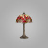 Firefly Tree Style Table Lamp with Red and Pink Shade