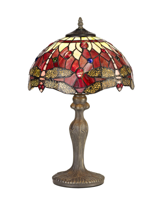 Firefly Single Table Lamp Red/Pink