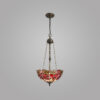 Firefly 3 Light Uplighter Pendant Large Red/Pink