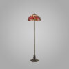 Firefly 2 Light Octagonal Floor Lamp Red/Pink