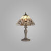 Inca Curved Antique Brass Table Lamp