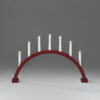 7 Bulb Arch Welcome Light Dark Red