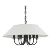 Sivan 6 Light Pendant Matt Black With Shade