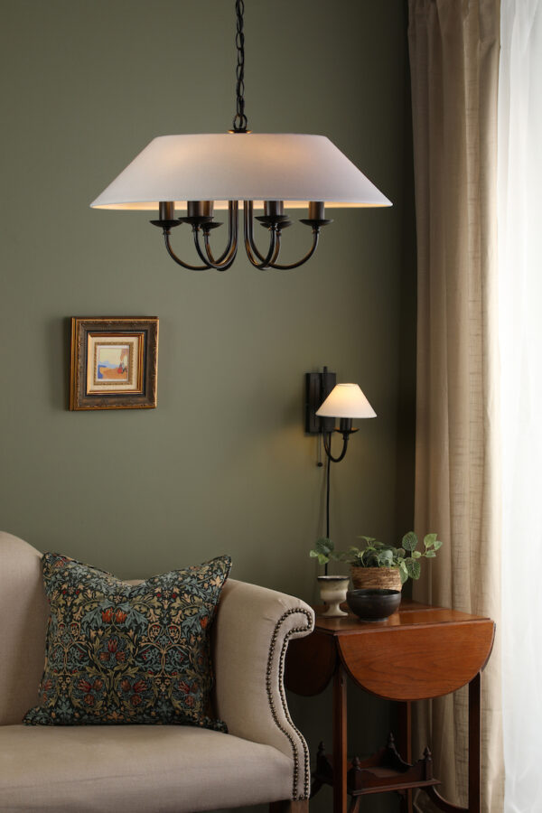 Sivan Plugged Wall Light Matt Black With Shade