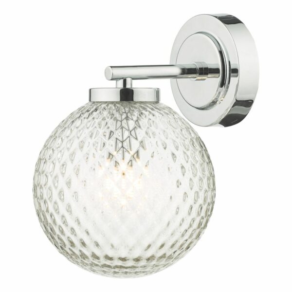 Wayne Bathroom Wall Light Polished Chrome IP44