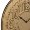 12188 Khaki Metal Clock