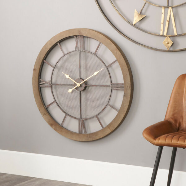 75-184 Wooden Clock