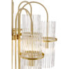 Eniola 9 Light Pendant Natural Brass and Glass