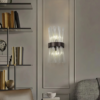 Usha Wall Light Brown Oxide and Clear Glass