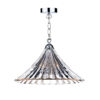 Ardeche 1 Light Large Pendant Clear Glass Polished Chrome