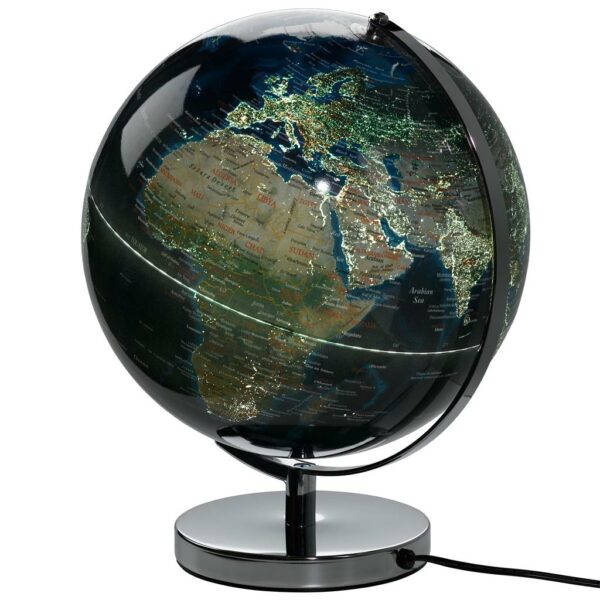 12" CITY LIGHTS GLOBE (UK PLUG)