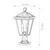 Alford Place 3 - 2 Light Pedestal Lantern