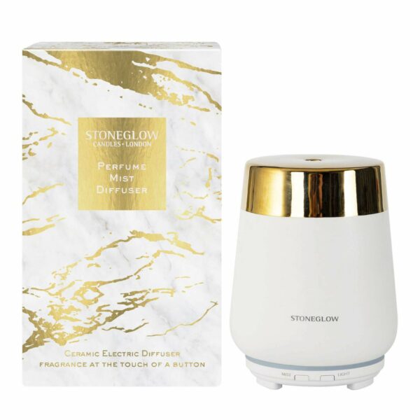 Luna - Perfume Mist Diffuser - White & Gold