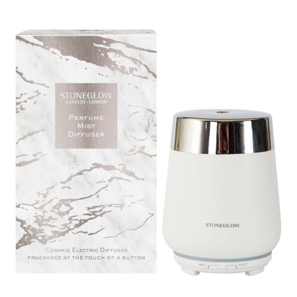 Luna - Perfume Mist Diffuser - White & Silver