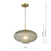 EDMOND Pendant - Antique Brass