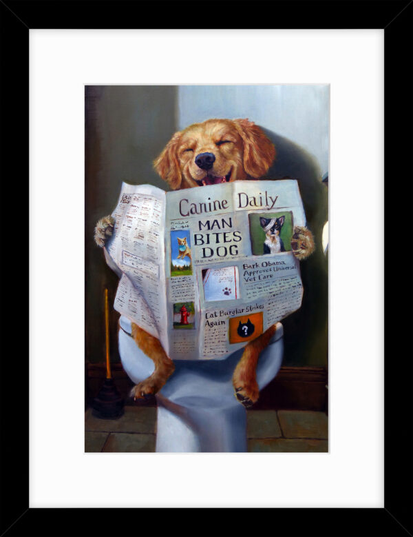 AK12414 Dog Gone Funny - 33.5 x 43.5cm