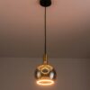 Nimbus Single Pendant - Gold with smoked bulb (1)