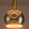 Nimbus Single Pendant - Gold with smoked bulb - close up (1)