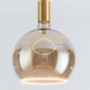 Nimbus Single Pendant - Gold with smoked bulb - close up