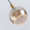 Nimbus Single Pendant - Gold with smoked bulb - close up (2)