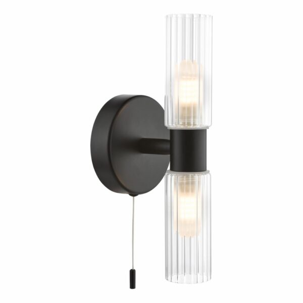 Bolton 2 Light Wall Light - Black